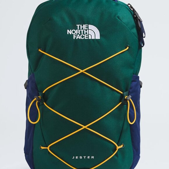THE NORTH FACE JESTER SCHOOL LAPTOP BACKPACK Hunter Green - Picture 1 of 4